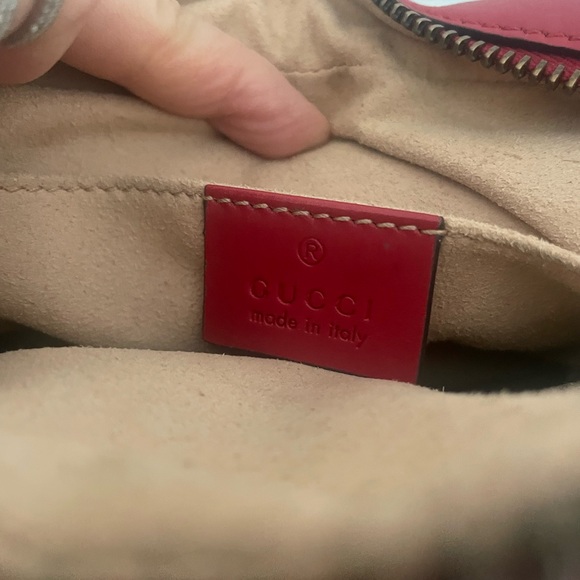 Gucci Red Leather Crossbody Bag - Picture 5 of 7
